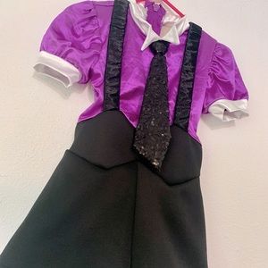 Girls business style dance costume